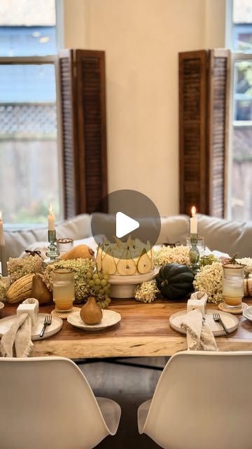 Farm autumn harvest table